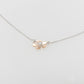 Geraldton Wax Diamond Two Toned Necklace