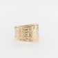 Embossed Molten Cuff Ring 