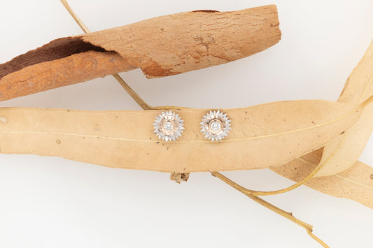 Everlasting Wildflower Diamond Studs