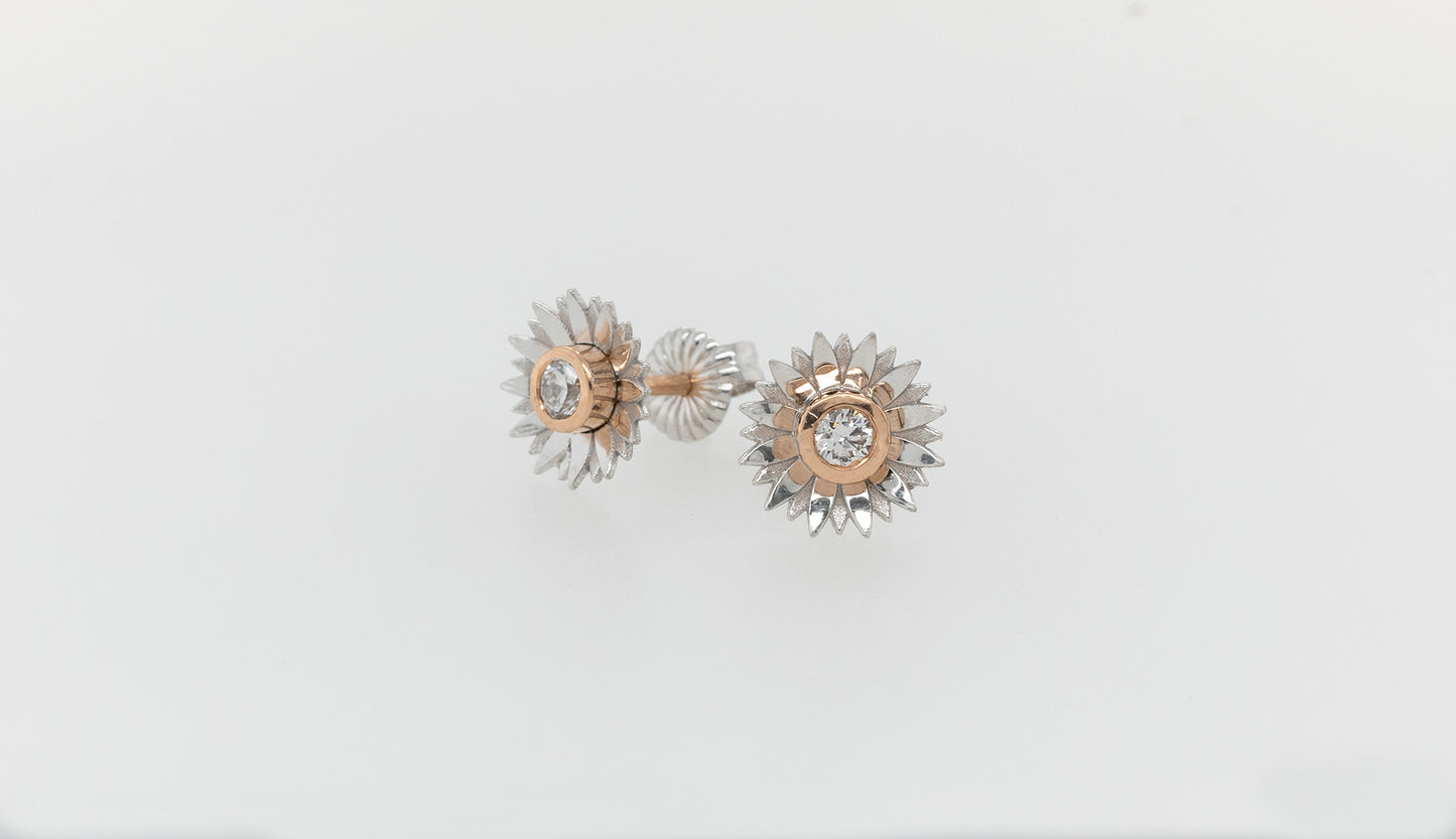 Everlasting Wildflower Diamond Studs
