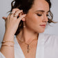 Abrolhos Pearl Knitted Chain Earrings 