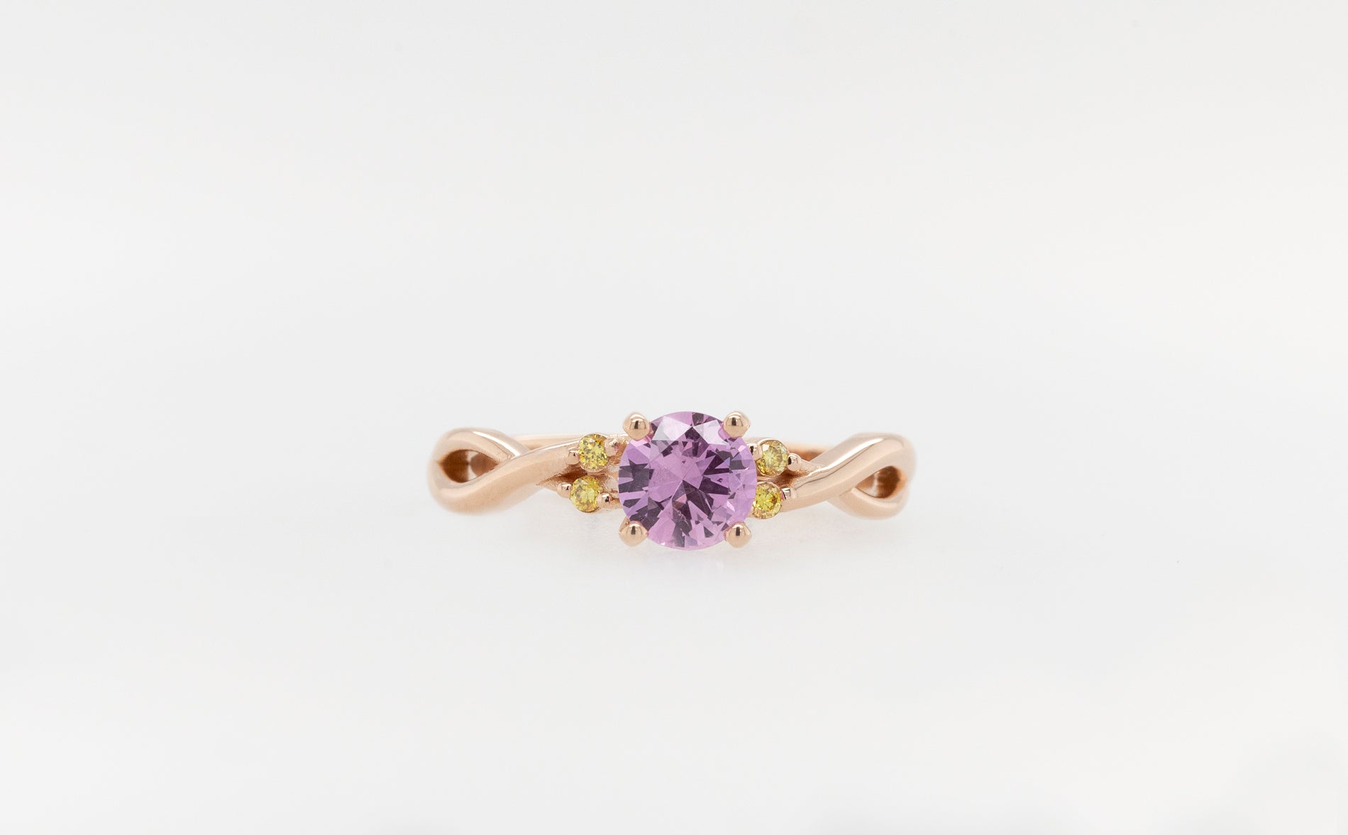 Sapphire & Diamond Engagement Ring