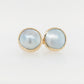 Mabe Studs 9ct YG