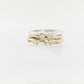Seaweed Stack Ring 3-Tone 2