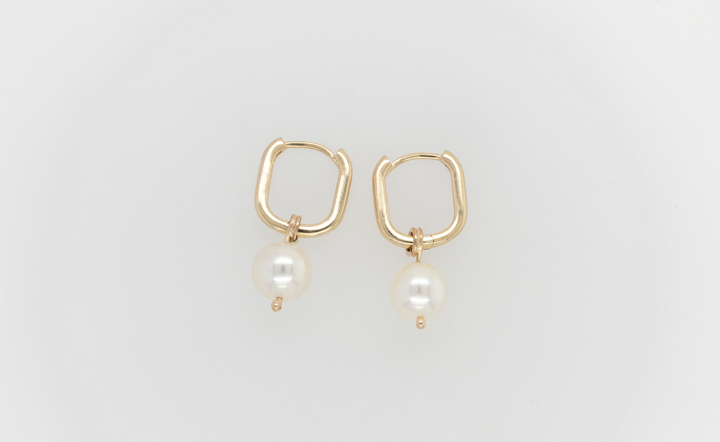 Akoya Pearl Huggies 