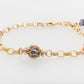 French Knitted Abrolhos Pearl and Keshi Two Toned Bracelet