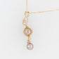 French Knitted Abrolhos Pearl & Diamond Pendant 