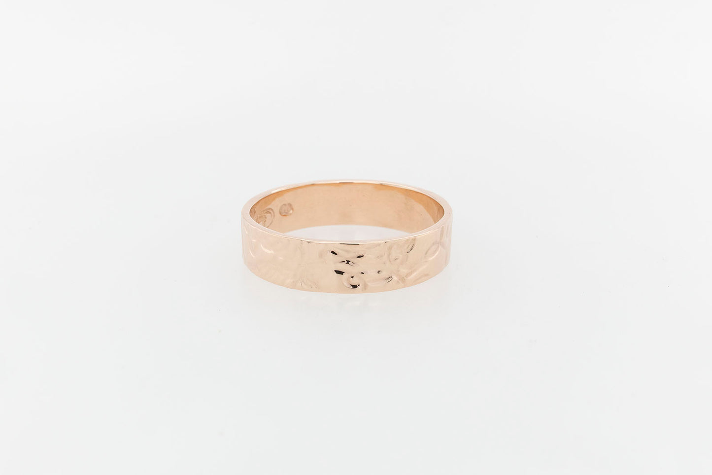 Wedding Ring Embossed Rose