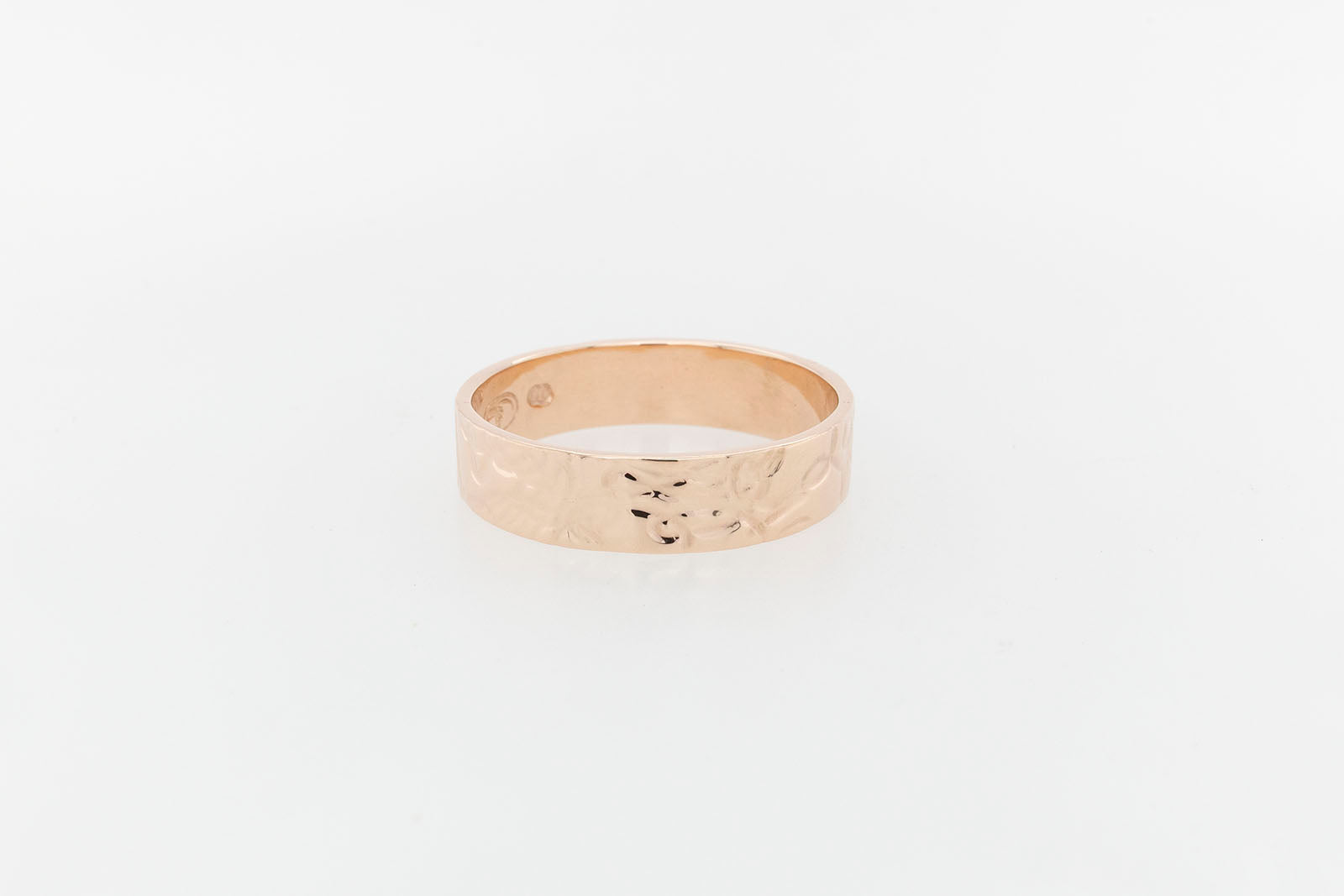 Wedding Ring Embossed Rose