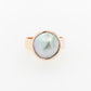 Embossed Mabe Ring