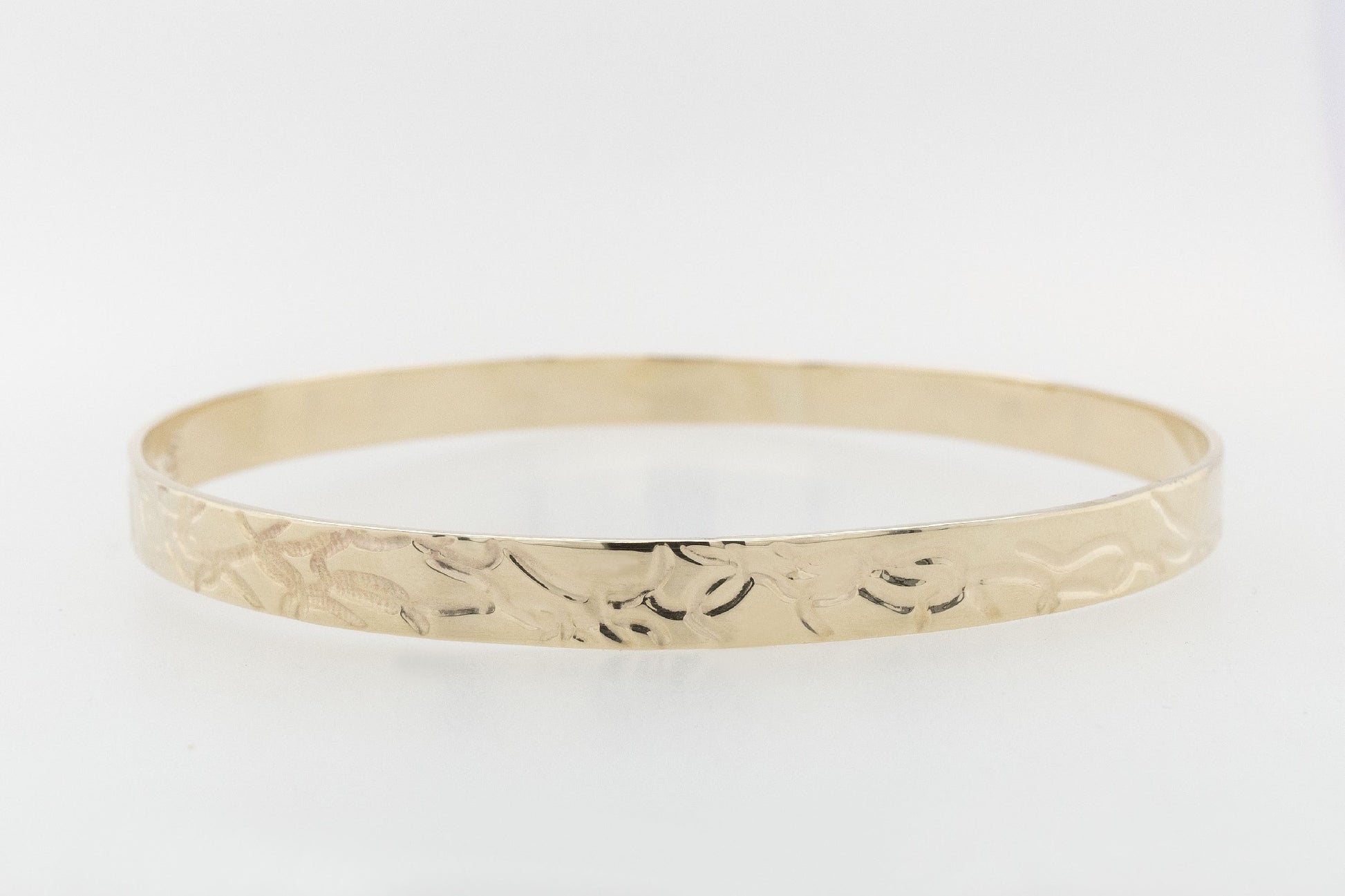 Embossed Bangle Yellow