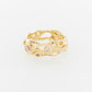 Vine Ring with White, Champagne & Argyle Pink Diamonds