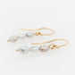 Triple Keshi Earrings 