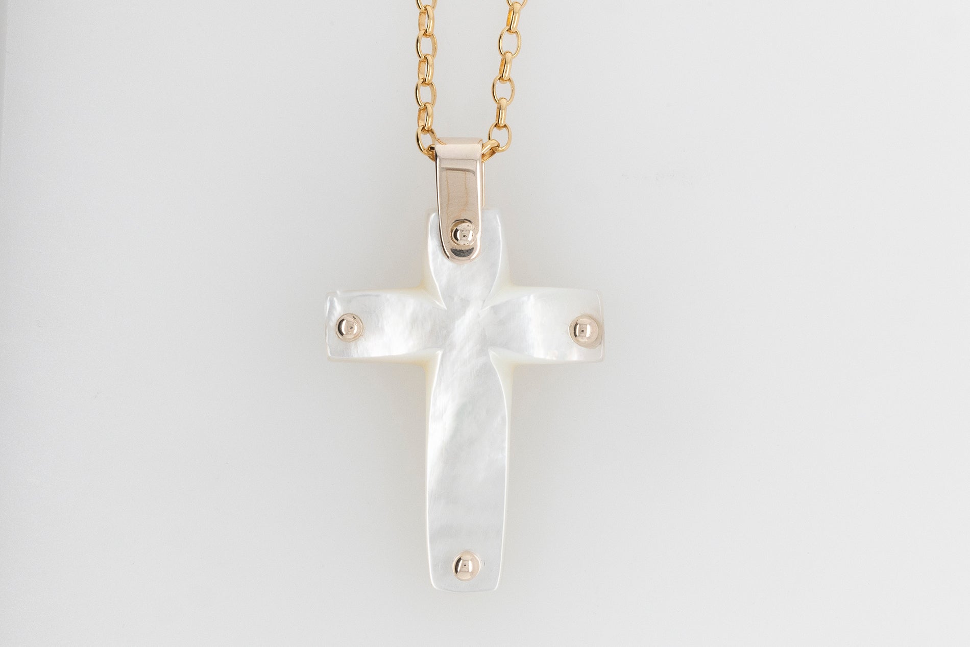 Cross Mother of Pearl Large