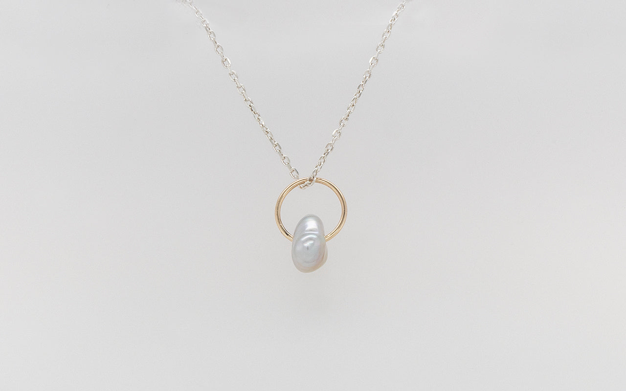 Keshi Ring Pendant