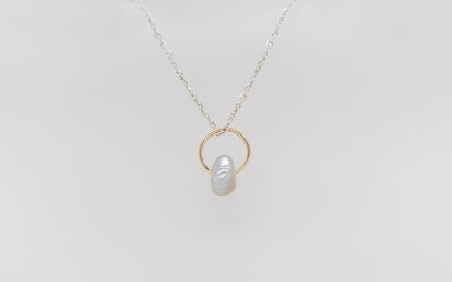 Keshi Ring Pendant