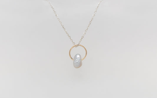 Keshi Ring Pendant