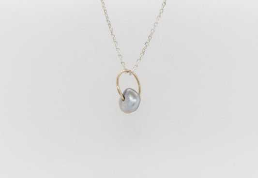 Keshi Ring Pendant 2