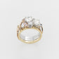 Multi-Coloured Diamond Cluster Ring