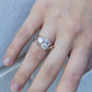 Multi-Coloured Diamond Cluster Ring