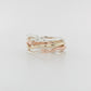 Seaweed Ring Three-Tone 