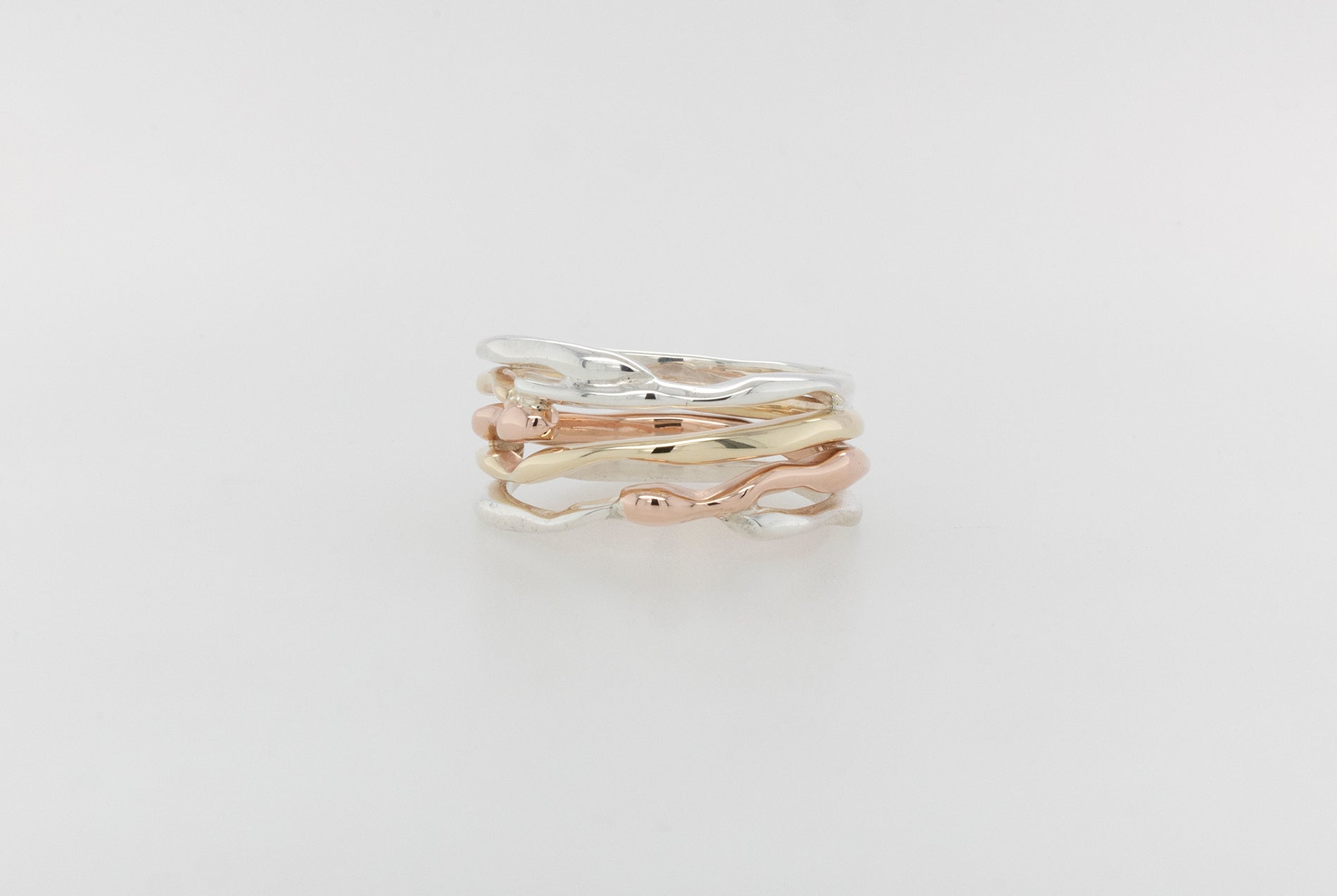Seaweed Ring Three-Tone 