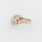 Pearl Vine Ring With Diamonds