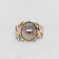 Diamond & Abrolhos Island Mabe Pearl Ring 