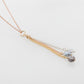 Triple Keshi Chain Pendant