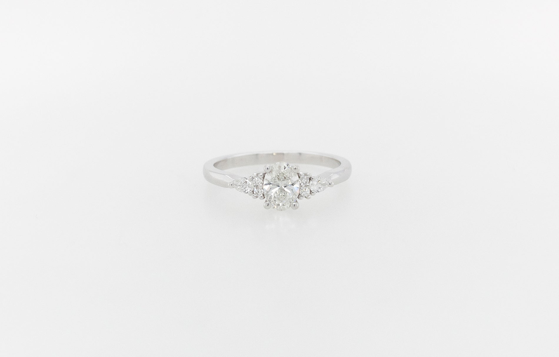 Oval & Pear Engagement Ring