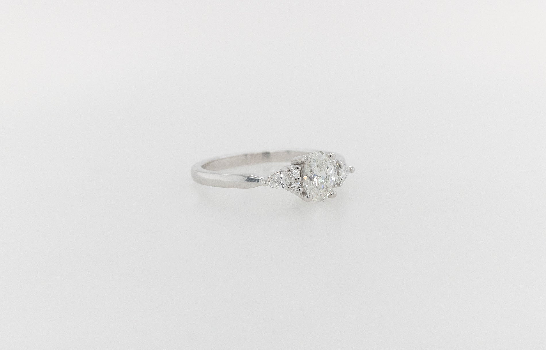 Oval & Pear Engagement Ring