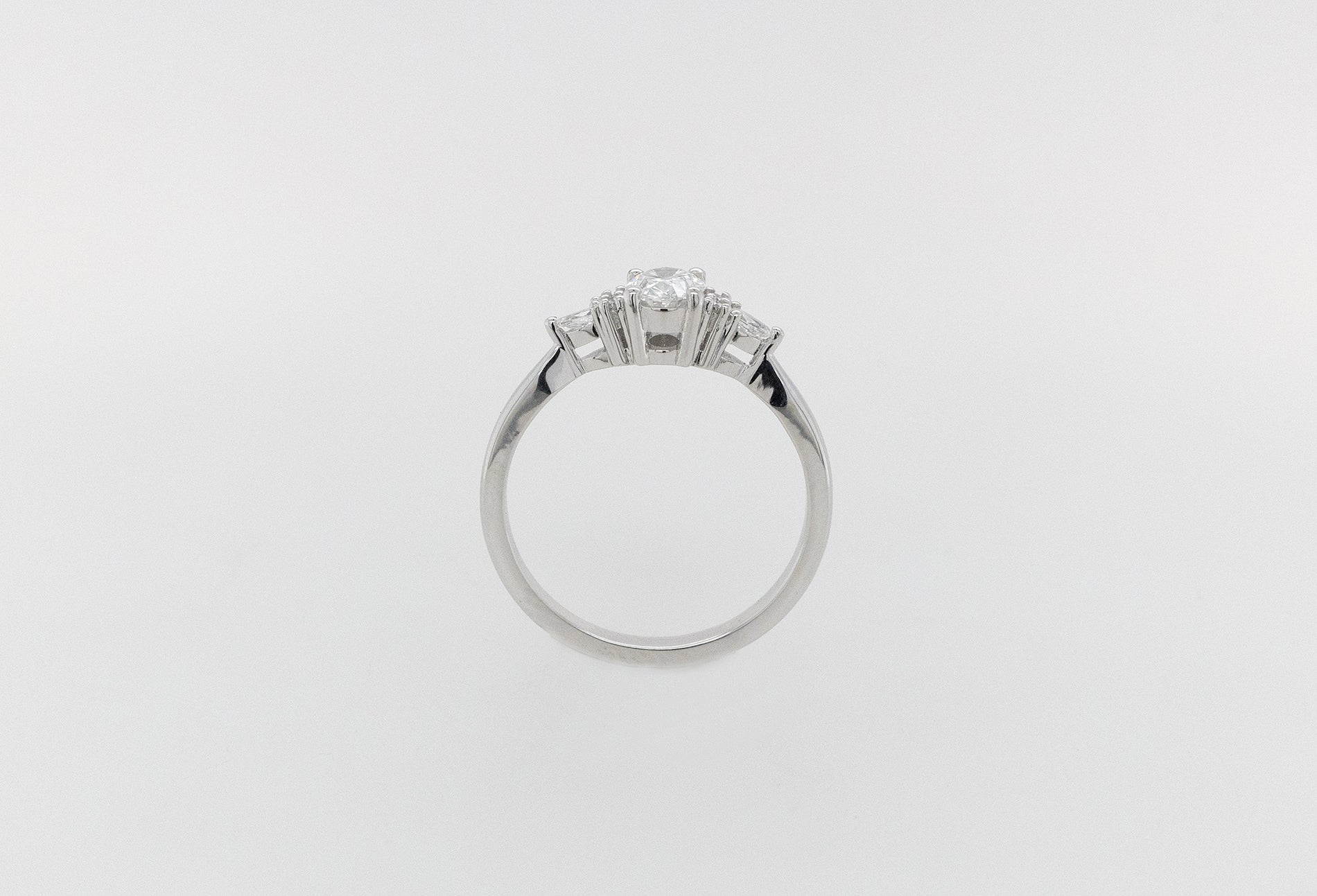 Oval & Pear Engagement Ring