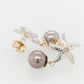Abrolhos Island Pearl Starfish Two Toned Earrings