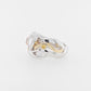 Pear, Champagne and Yellow Diamond Ring