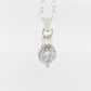 French Knitted Pearl Drop Belcher Pendant