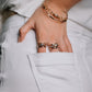Champagne & White Diamonds Rose Ring