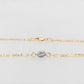Abrolhos Island Black-Lipped Keshi Figaro Bracelet