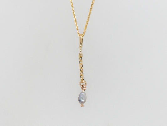 Small Keshi Chain Pendant