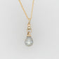Circle Drop Pearl Belcher Pendant