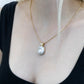 Abrolhos Islands mabe pearl pendant with embossed bale