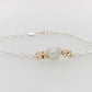 Knitted Pearl Bracelet 