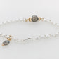 Pearl Belcher bracelet with Keshi Charm