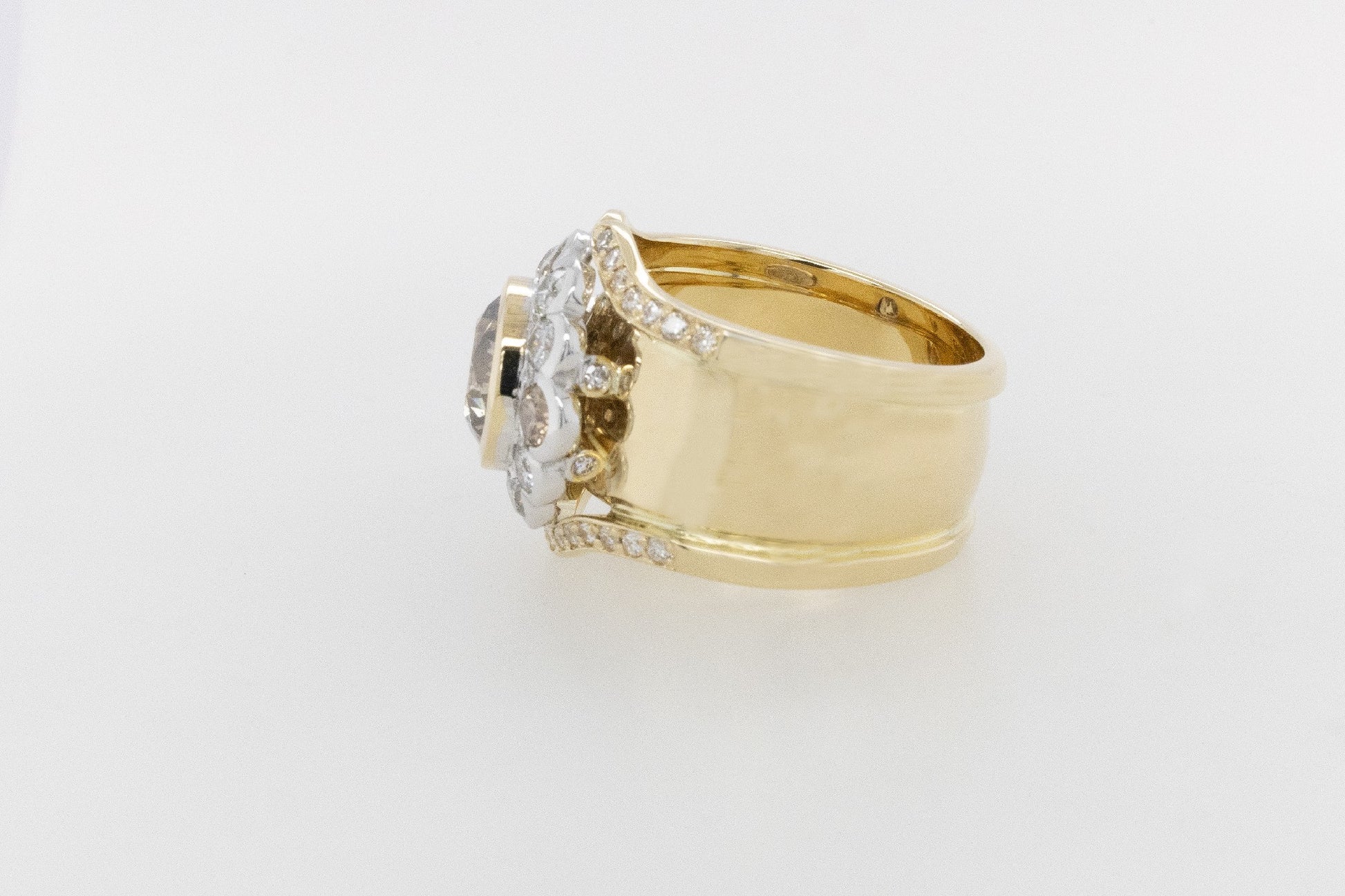 3ct Champagne Diamond Ring