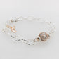 French Knitted Pearl and Baby Seal Braclelet
