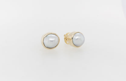 Abrolhos Island Half Pearl Studs