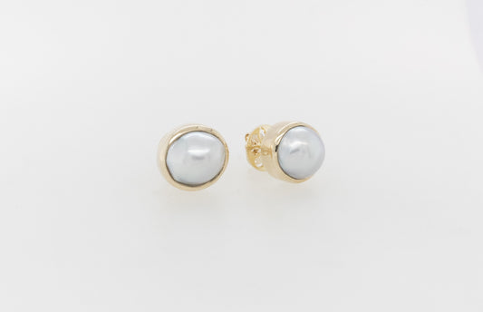 Abrolhos Island Half Pearl Studs
