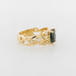 Sapphire & Diamond Vine Ring