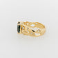 Sapphire & Diamond Vine Ring