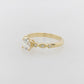 Engagement Ring 0.63ct Solitaire Fancy Band