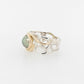 Abrolhos Pearl Peridot Swirl Ring